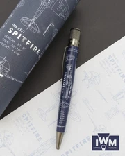Retro 51 Tornado Rollerball Imperial War Museums - Spitfire Blueprint - NEW