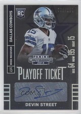 2014 Panini Contenders Playoff Ticket /199 Devin Street (Sec Row Seat) Auto g2u