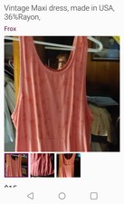 Maxi Dress Sleeveless Made In USA