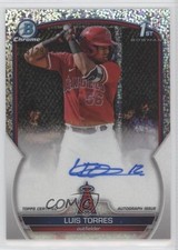 2023 Bowman Chrome Prospect Speckle Refractor /299 Luis Torres #CPA-LT Auto uk2