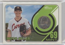 2018 Heritage Minor League Edition 1969 Mint Coin Relics 77/99 Mitch Keller 3j2