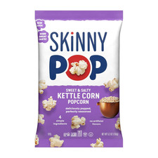 SkinnyPop Popped Sweet Salty Kettle Popcorn, Gluten Free, Vegan Popcorn, Non-G