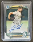 2025 Bowman Draft Jamie Arnold Chrome Auto 1st Prospect #CPA-JA Athletics