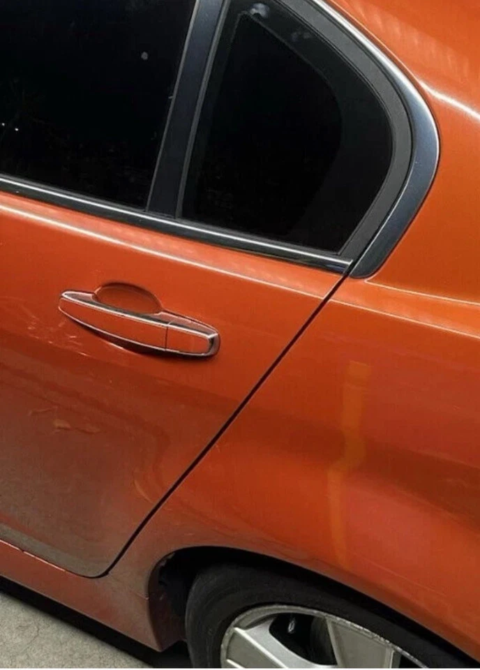 NOS 2008 PONTIAC G8 GT DOOR HANDLE KIT IGNITION ORANGE 77U GENUINE GM # 92215795 - Image 3 of 4