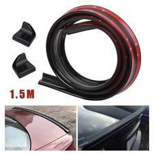 1.5 M Universal Heckspoiler Lippe Spoilerlippe Kofferraum Spoiler Selbstklebend