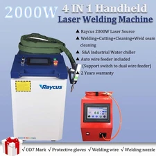 2000W Raycus Laser Welder Cleaning Cutting Machine Handheld Laser Rust Remover