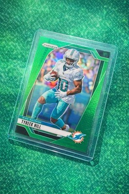 Tyreek Hill | 2024 Panini Prizm Green | Dolphins | NFL Star