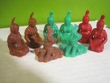 TIM MEE TOYS FRONTIER INDIAN WOMAN CAMPFIRE PLASTIC ARMY TOY SOLDIERS