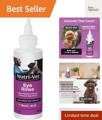 Eye Rinse for Dogs, Dog Tear Stain Remover, Eye Wash, Allergy Relief for Pet ...