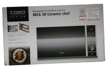 Caso Mikrowelle McG30 Ceramic Chef 3in1 Grill Heißluft 2100W 30L Silber ! DEFEKT