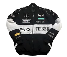 Mercedes Benz Mclaren Racing Jacket Team Racing Embroidered Jacket