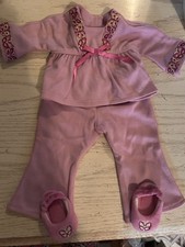 American Girl Doll Julie Purple Butterfly Pajama COMPLETE Set Retired 2015