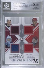 2013 ITG Decades 1990s Silver Vault Black 1/1 Steve Yzerman Patrick Roy HOF 2cb