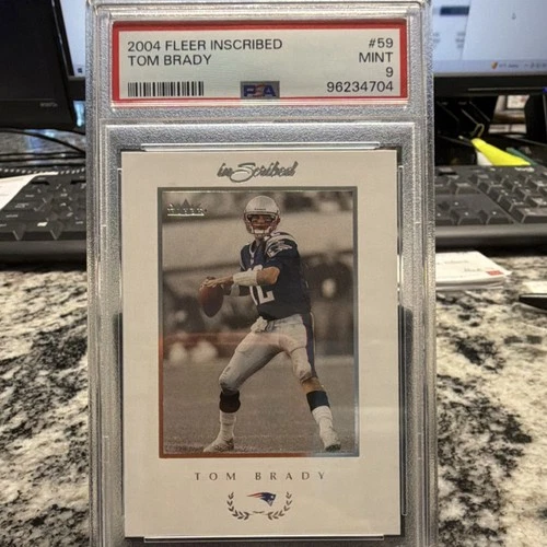 Fleer 2004 inScribed Tom Brady #59 PSA 9 New England Patriots NFL
