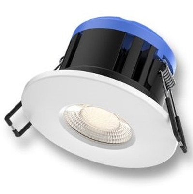Notfall 9W LED Einbauleuchte 3CCT IP65 Feuerfest Dimmbar + 3 Blenden enthalten