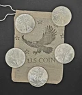 $5 bag of Silver Eagle - 5 pc random date- BU Gem