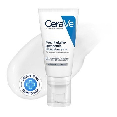 CeraVe   Feuchtigkeitsspendende Nachtcreme für normale bis trockene Haut