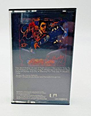 Gerry Rafferty - City to City 1978 Cassette Tape UA-CA840-H Baker Street