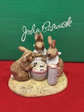 Beatrix Potter Beswick Tableau Flopsy Mopsy & Cottontail - Box & Certificate