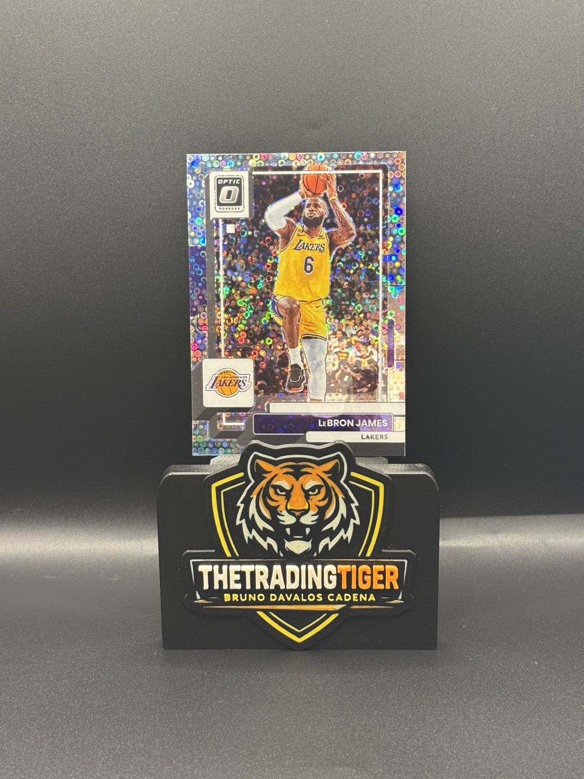 2022-23 Lebron James Donruss Optic #116 Fast Break Prizm Parallel Disco 