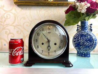 Overhauled Superb 1950s Smiths/Enfield Bakelite 8 day Striking Mantel Clock