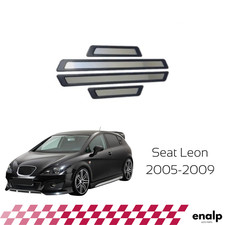 Chrom Einstiegsleisten Schutz Blende 4tlg für Seat Leon 2005-2009