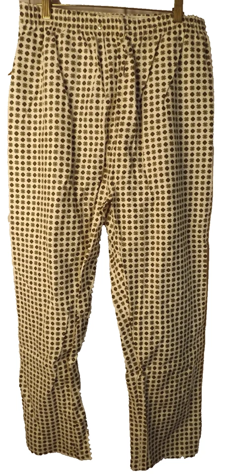 Conjunto de pijama Van Heusen colección clásica pantalones a presión camisa con botones estampado para hombre talla M Foto 2 de 4