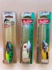 Heddon Crazy Crawler Set of 3 Topwater Lures Used in Excellent Condition