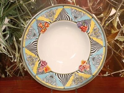ROSENTHAL Germany, VERSACE Hot Flowers - edler Pastateller / Teller tief Ø28,5cm - Bild 1 von 4