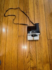 Vintage Original Polaroid SX-70 OneStep White Rainbow Stripe Land Camera w/CASE