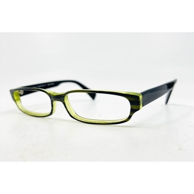 Lafont Issy & La Ringo 202 Eyeglasses Green Black Striped Frames 53-13 France