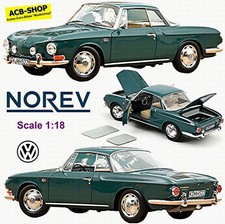 VW Karmann Ghia 1500 Type 34 Coupe 1961-63 Smaragd Green 1:18 Norev 188648