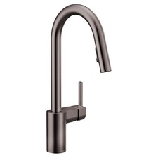 Moen 7565BLS Black Stainless One-Handle Pulldown Kitchen Faucet