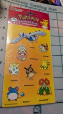 Vintage Pokemon Stickers Sandylion New in Pack 2 sheets Gotta Catch em All