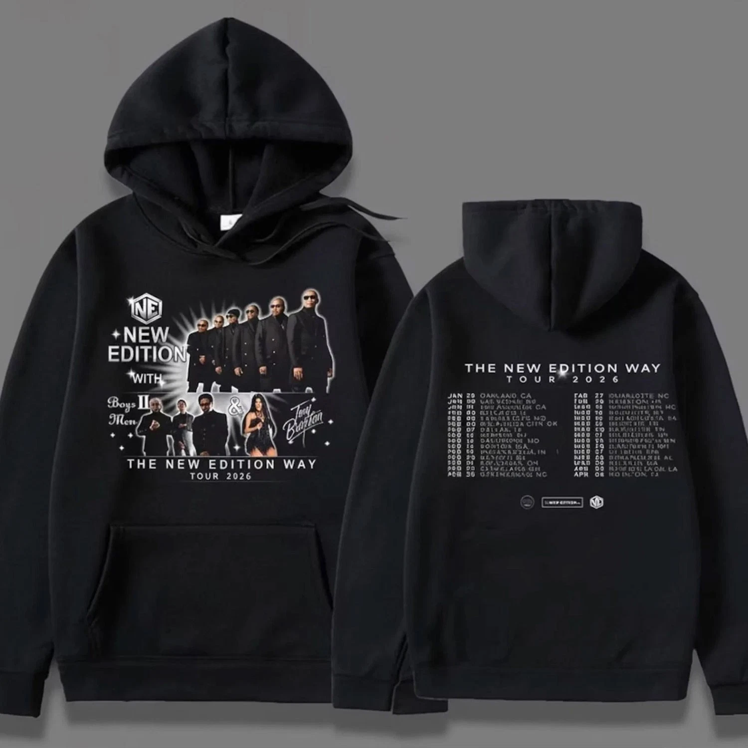 New Edition Way Tour 2026 Unisex Hoodie