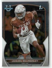 Jahleel Billingsley RC 2022 Bowman University Chrome 1st Texas Longhorns #26