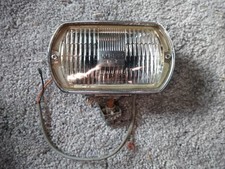 Lucas Square 8 Quartz-Halogen Fog and Long Range Lamp 1968 Chrome Back LR 8.