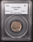 1913 T1 BUFFALO NICKEL***PCGS MS66