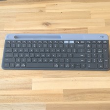 Logitech K580 Slim Multi-Device Wireless Keyboard English QWERTY Grey/Black