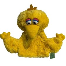 Gund Sesame Street Big Bird Plush Hand Puppet 2003 Vintage Yellow 75852