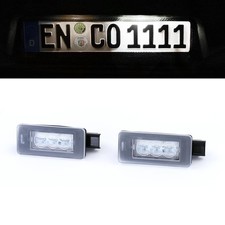LED Kennzeichenbeleuchtung Wei&szlig; 6000K f&uuml;r Peugeot 207 CC 208 308 II Citroen C5