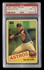 1985 topps #760 nolan ryan; glossy SP tiffany edition PSA 8