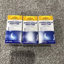 3X Country Life Stress Shield Nighttime, 180 Vegan Capsules 01/2027+