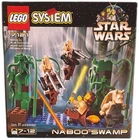 Sealed 1999 LEGO Star Wars Naboo Swamp Set 7121 81 Pieces Episode I Vintage
