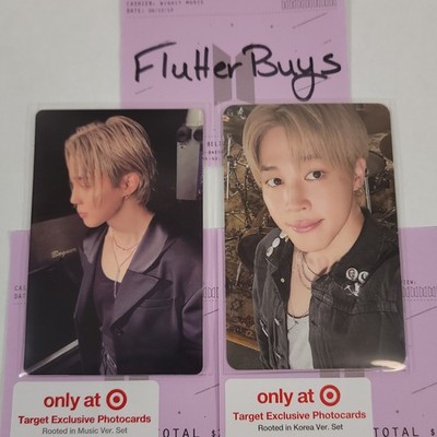 BTS ARIRANG JIMIN Rooted Korea Music Version Target Only Photocard