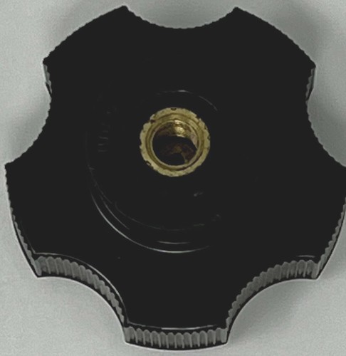 MANOPOLE DI BLOCCAGGIO HDCO A CINQUE BRACCI (STELLA) ARTICOLO 2890-B INSERTO FILO DONNA 3/8"-16 - Foto 3 di 4