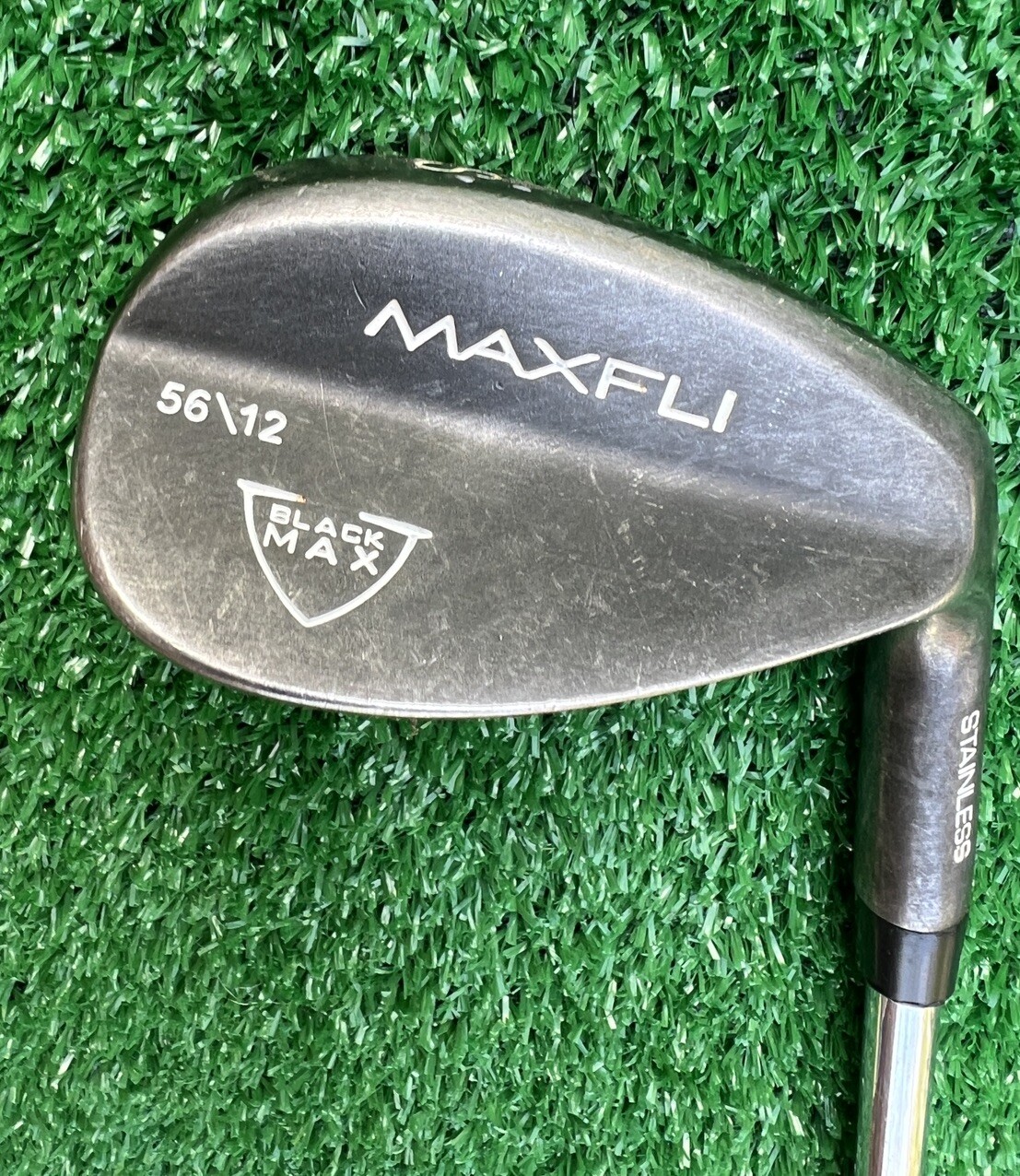 Maxfli Black Max Stainless 56/12 56° SW Sand Wedge Steel Shaft RH eBay