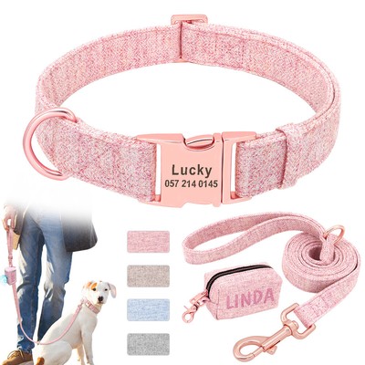 personalised dog collars ebay