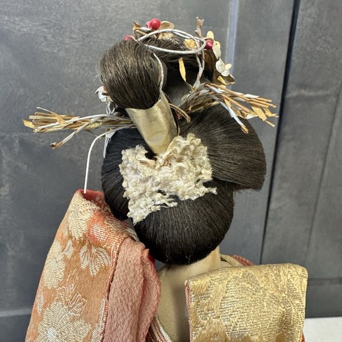 Vintage Geisha Doll Textiles 1960s Japan - Picture 4 of 14
