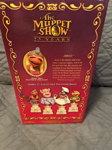 Janice die Muppet Show 25 Jahre Sammlerstück Polystone Büste - Bild 4 von 5